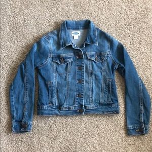 Girls denim jacket, size large (10/12)
